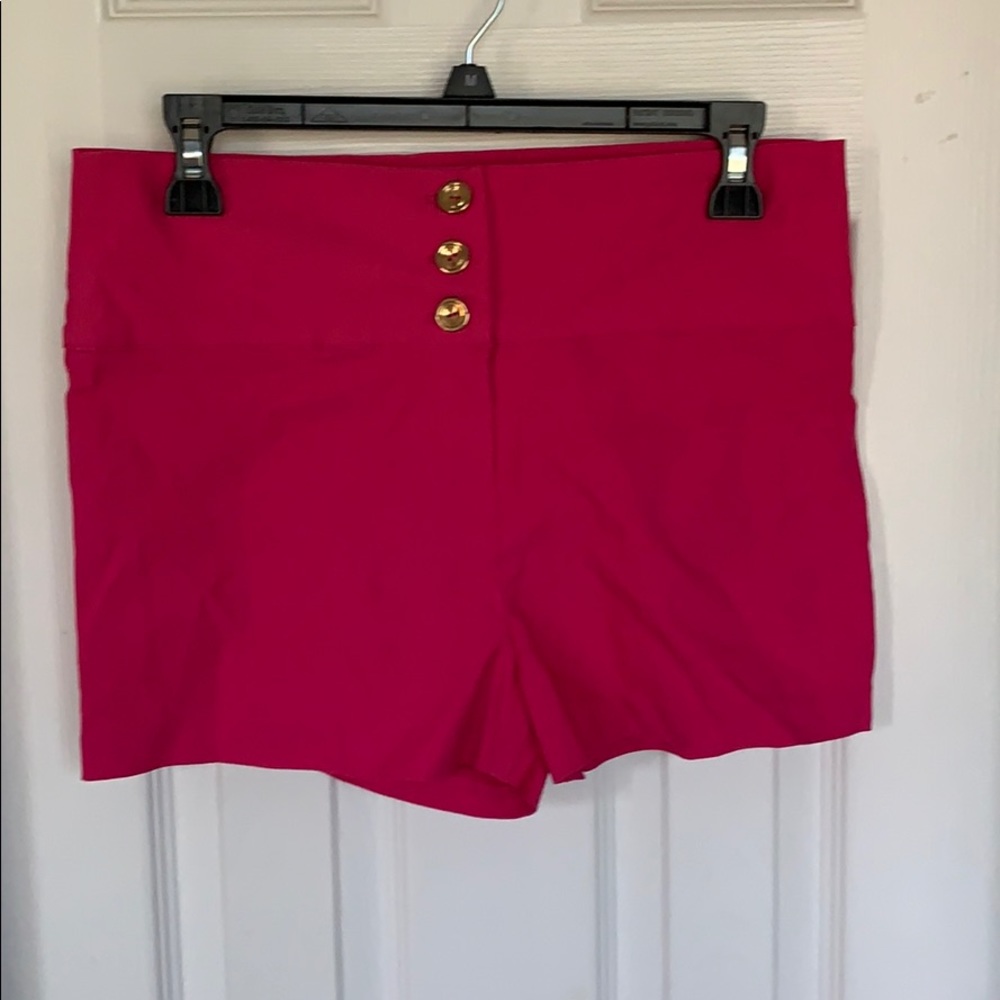 Charlotte Russe Hot pink shorts XL excellent cond